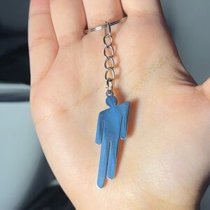 Billie Eilish Stainless Steel Blohsh Keychain